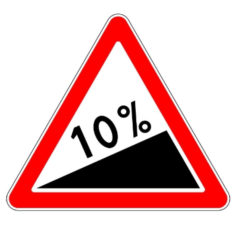 Дорожный знак 1.14 «Крутой подъём»