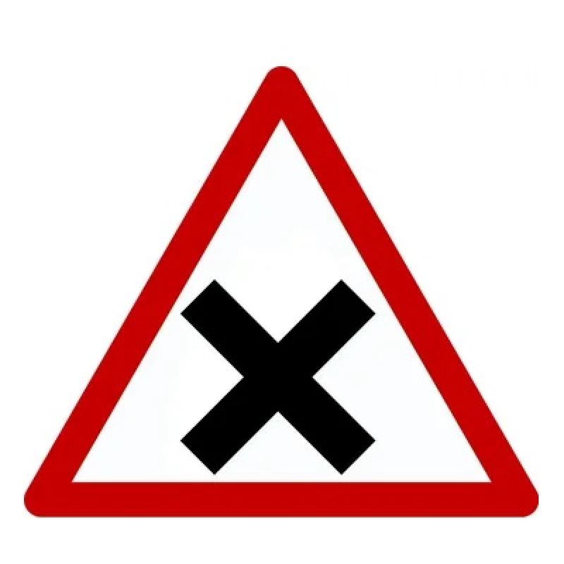 Дорожный знак 1.5 «Пересечение с трамвайной линией»
