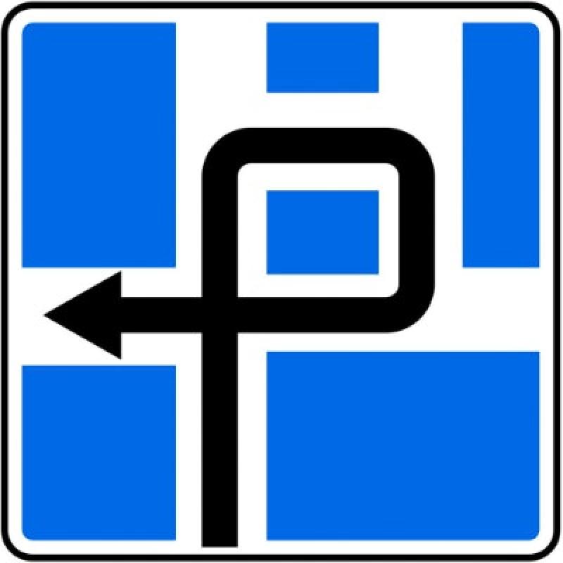 Изготовление дорожного знака 6.9.3 «Схема движения»